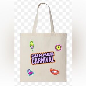P!NK Summer Carnival Tour White Canvas Tote Bag